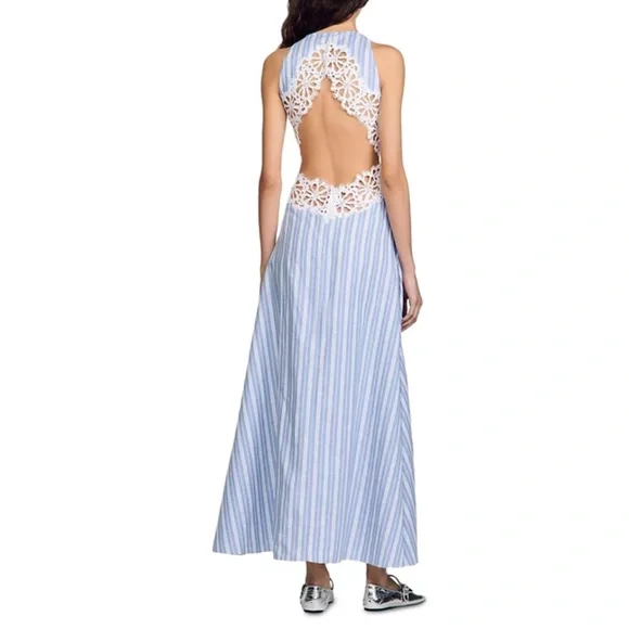 Majorelle Lace Trim Maxi Dress - Picture 4 of 8